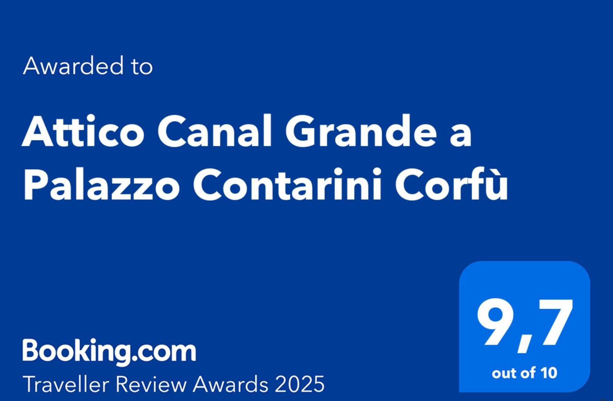 Attico Canal Grande A Palazzo Contarini Corfu Venedig Exterior foto